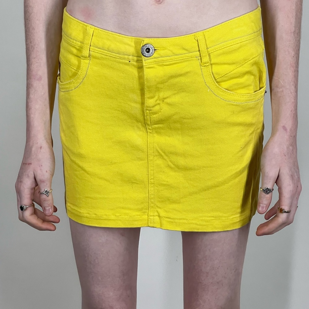 Yellow Mini Skirt